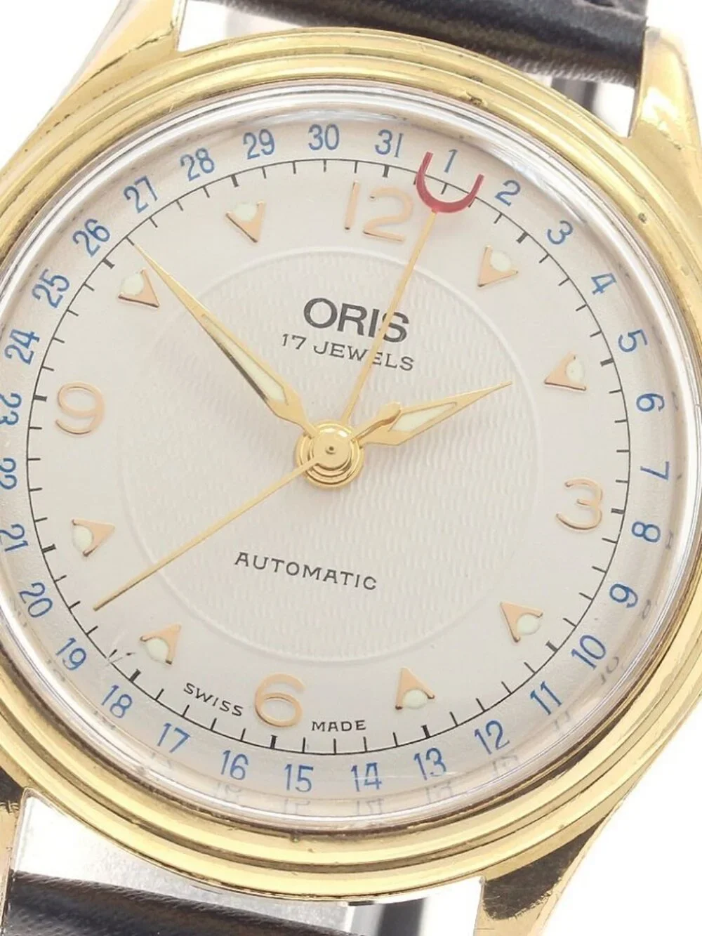 ORIS Pointer date 7403-40B Silver Dial Automatic Men's Watch_955206